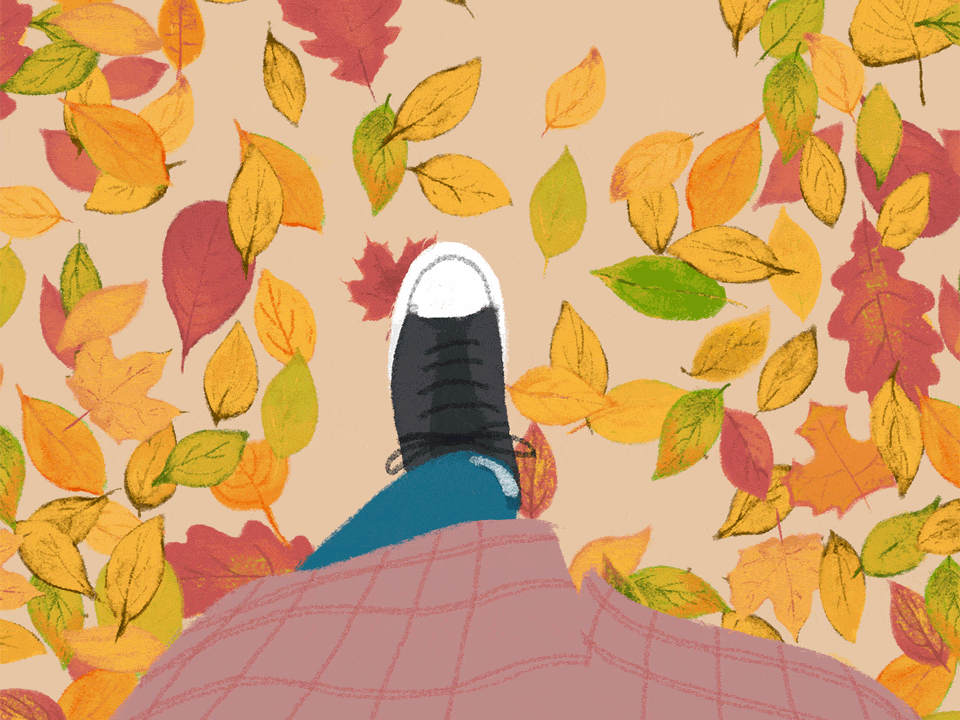 Crunching Leaves in Prospect Park